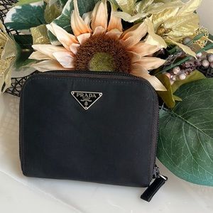 Prada nylon wallet